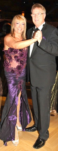 Modelady Dominic Armbrüster mit Ehemann Detlef.