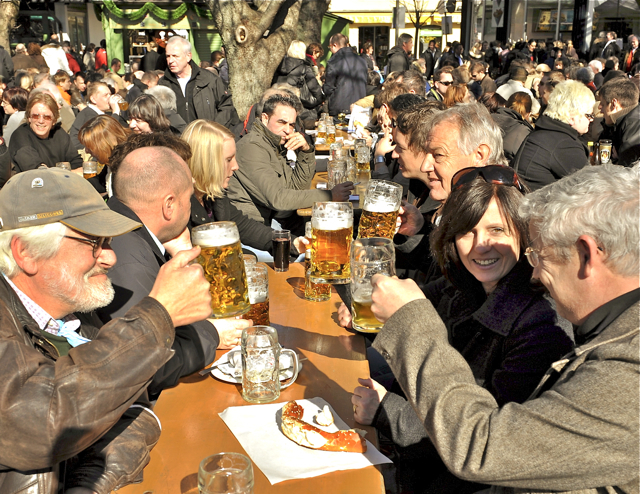 Nach der Wanderung ist geselliges Beisammensein angesagt.