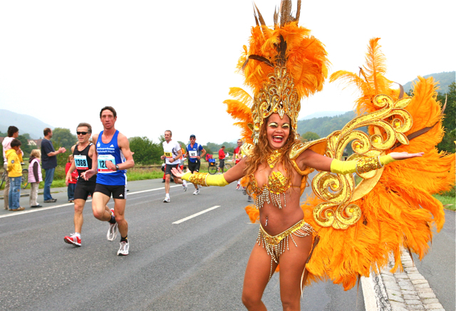 Nicht nur wegen der landschaftlichen Reize kommen die Sportler zum Marathon. Archivfoto: oh