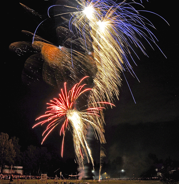 Ein echter Höhepunkt zum Familienfest wird wieder der Musikfeuerwerk-Wettbewerb sein ...