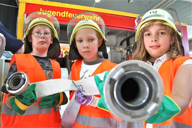 Vor allem auch Kinder und Jugendliche haben viel Spaß. Foto: dapd