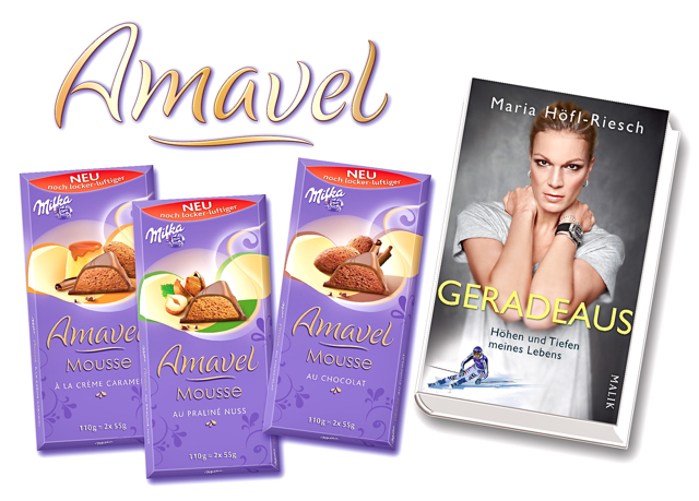 Maria Höfl-Riesch liebt Skisport und Milka. Foto: oh