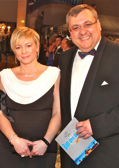 Honda Hoefler-Inhaber Dirk Hoerr mit Ehefrau Monika.