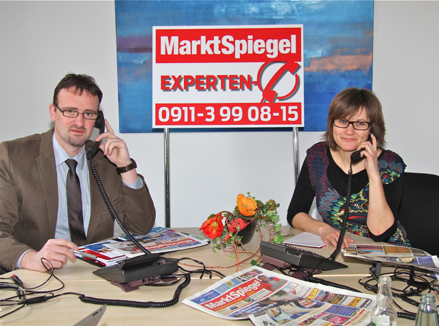 Tanja Gräf und Martin Eckmann nahmen sich viel Zeit für die Fragen der Anrufer. Foto: John R. Braun