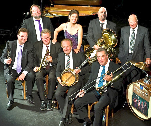 Die Bavarian Classic Jazzband spielt in der Katholischen Kirche Gospel, Blues und Spirituals. Foto: Veranstalter
