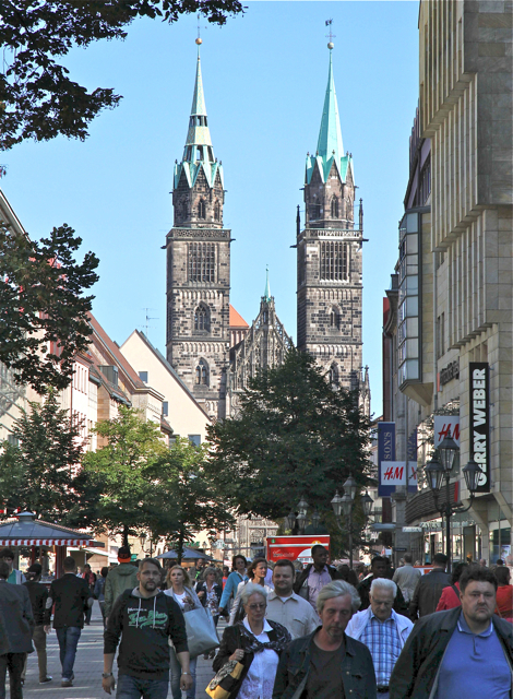 Einkaufs-City Nürnberg. Foto: bayernpress