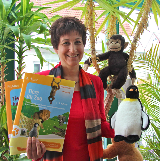 Heike Jung geht es in ihren beiden Arbeitsheften nicht nur um reine Kopfarbeit, sondern auch um spielerische und kreative Wissensvermittlung. Foto: Wunder