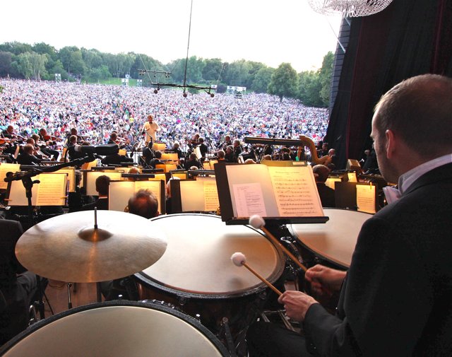 Das Klassik Open Air zieht mittlerweile Gäste aus der ganzen Welt in seinen Bann.       Foto: bayernpress