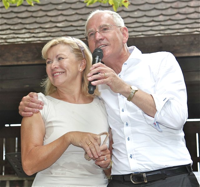 Dr. Siegfried Balleis mit seiner Frau Angelika.       Foto: Kurt Fuchs