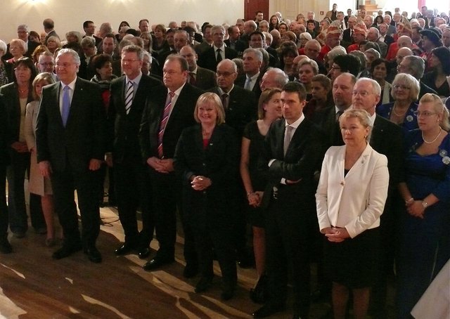 Im Redoutensaal am Theaterplatz gaben sich rund 500 Gäste aus Politik, Wirtschaft und Gesellschaft die Ehre beim diesjährigen Neujahrsempfang der CSU.