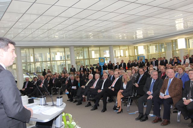 Rund 250 Gäste lauschten den Worten von Staatsminister Dr. Markus Söder. | Foto: John R. Braun