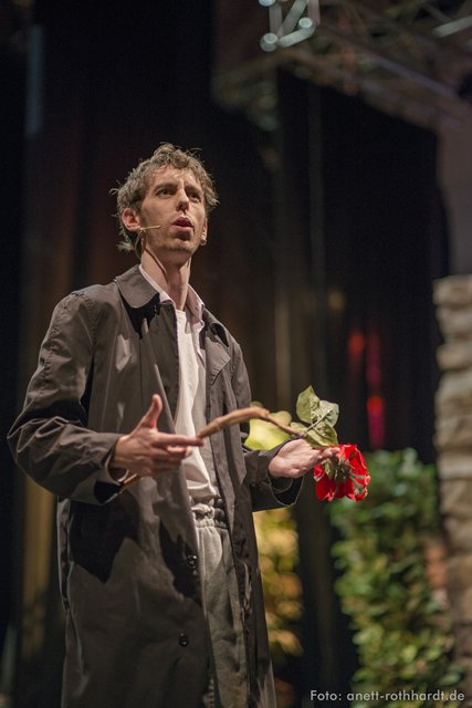 Der Vagabung zeigt die Rose für die reine wahre Liebe | Foto: Anett Rothhardt