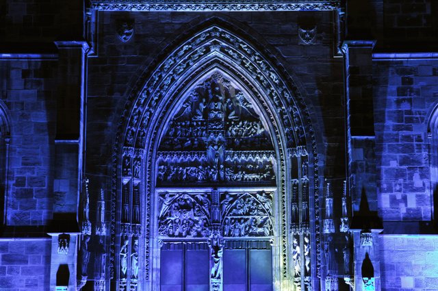 St. Lorenz in der Blauen Nacht. | Foto: Lorenzkirche