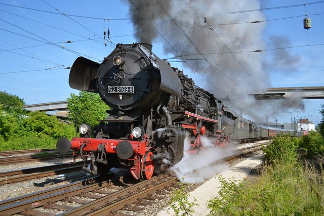 Saisoneröffnung im Eisenbahnmuseum Nördlingen.