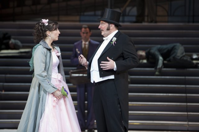 ,,My Fair Lady" auf fränkisch im Nürnberger Opernhaus. | Foto: Foto: oh/Ludwig Olah