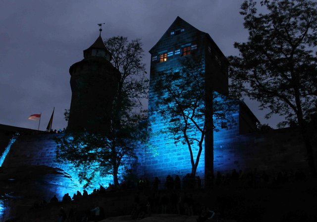 Blaue Nacht Nürnberg 2014. | Foto: bayernpress