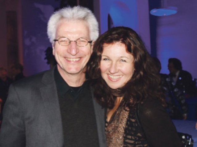 Werner Müller, Intendant Stadttheater Fürth, mit Lebensgefährtin Karin Schubert. Foto: John R. Braun