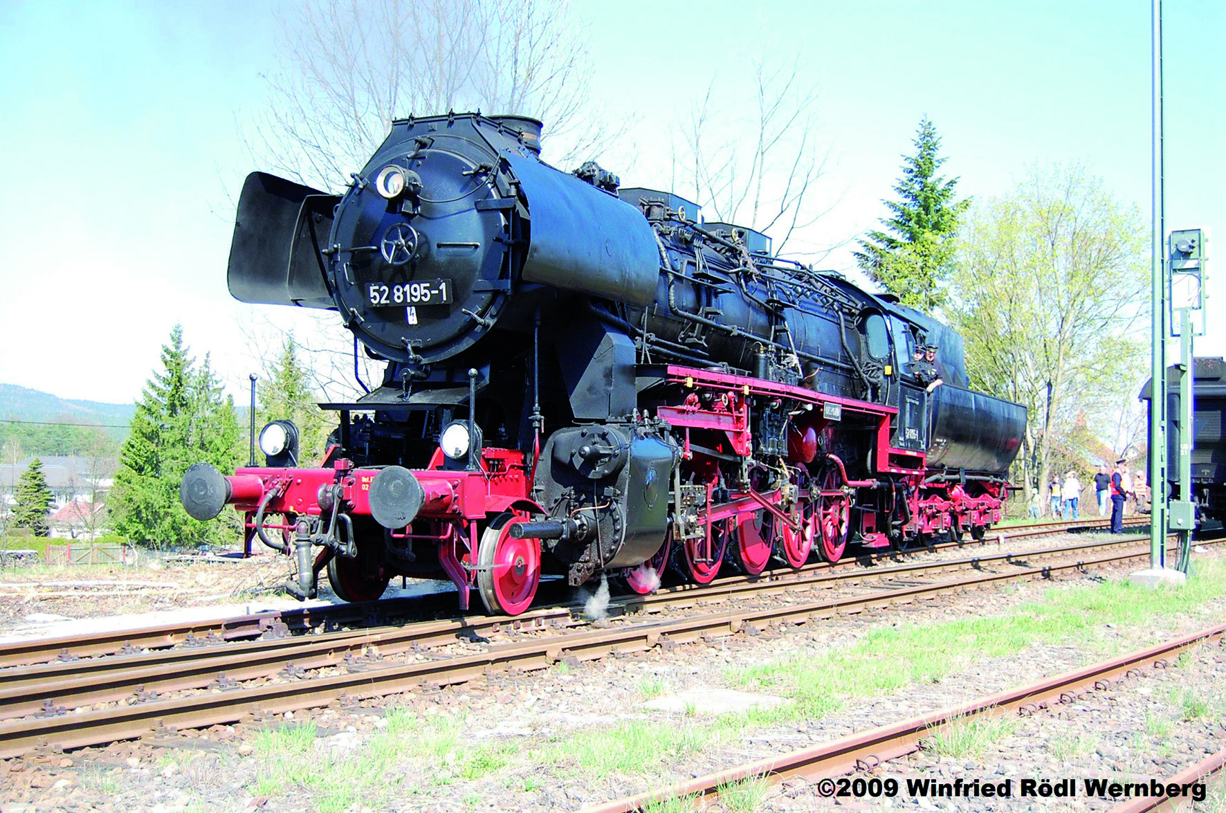 Mit der Dampflok 52 8195 eine tolle Vatertagstour gewinnen.
