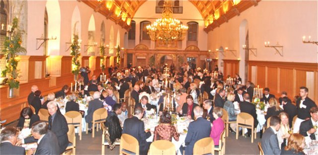 Friedensmahl im Historischen Rathaussaal Nürnberg.