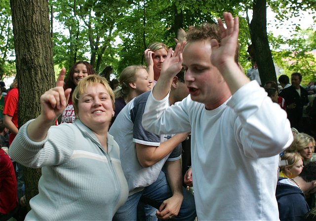 Ausgelassene Stimmung gehört dazu. Foto: Archiv / bayernpress