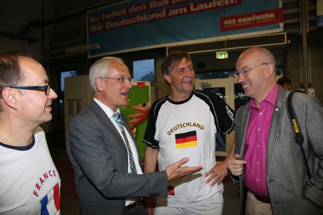 Das Team ,,Frankreich" Tucher Brauerei belegte den zweiten Platz der Team Nürnberg Partner WM 2014. | Foto: John R. Braun