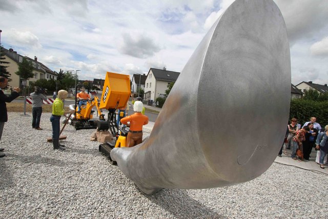 Kunst im Kreisel. | Foto: bayernpress