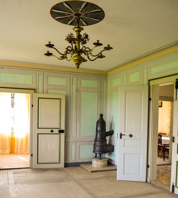 Innenraum Jagdschlösschen Bad Windsheim. | Foto: Nicole Fuchsbauer