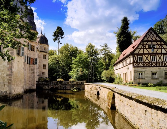 Wasserschloss Mitwitz im Landkreis Kronach. | Foto: Nicole Fuchsbauer
