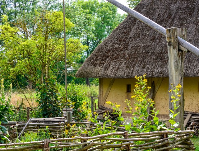 Mittelaltergruppe im Freilandmuseum Bad Windsheim. | Foto: Nicole Fuchsbauer