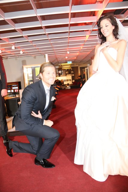 Stargast Paul Janke bei der 1. Fashion  Night. | Foto: John R. Braun