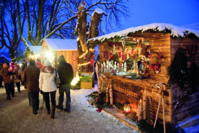 ...der romantische Weihnachtsmarkt auf Schloß Guteneck... | Foto: Pressefoto Schloß Guteneck
