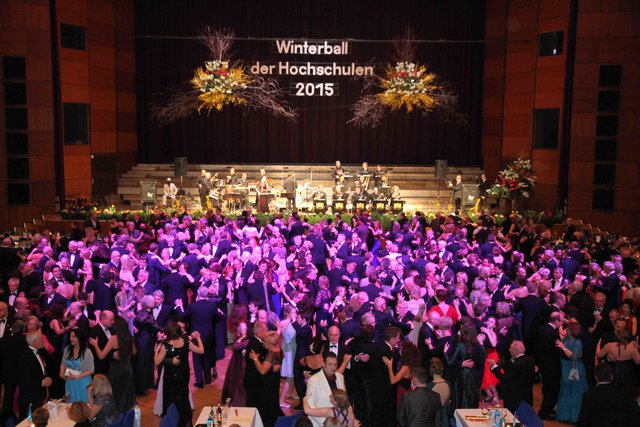 Festliche Kulisse beim Winterball der Hochschulen 2015.