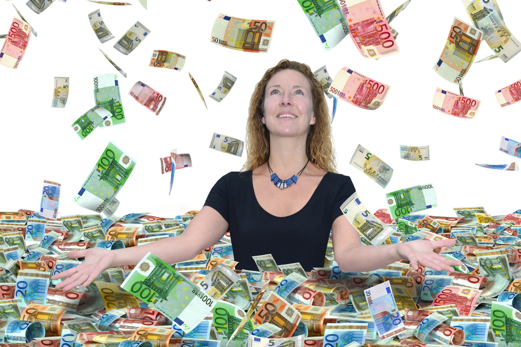 97 Prozent aller befragten Frauen würden ihrem Partner vom Lotto-Gewinn erzählen.