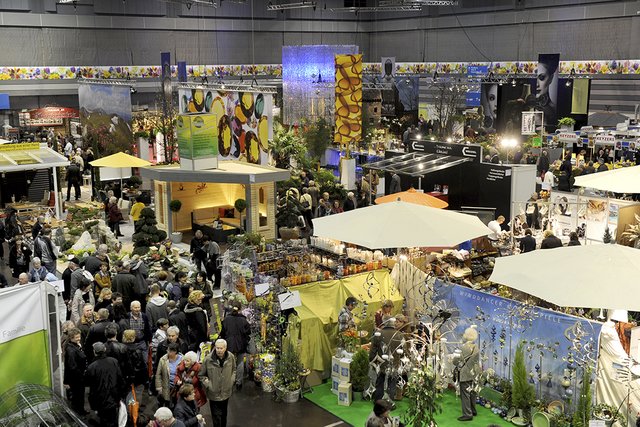 Jedes Jahr ein besonderes Erlebnis auf der Freizeit Messe in Nürnberg: Gartenliebhaber können sich hier nach Herzenslust nach neuen Ideen umsehen und das Blütenmeer genießen. | Foto: Freizeit Messe Nürnberg/AFAG Messen