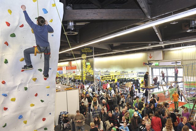 Freizeitsport Klettern. | Foto: Freizeit Messe Nürnberg/AFAG Messen
