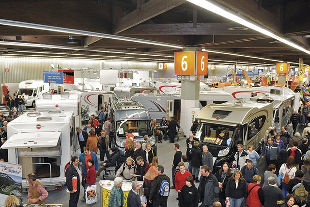 Caravan und Wohnmobil auf der Freizeit Messe Nürnberg. | Foto: Freizeit Messe Nürnberg/AFAG Messen