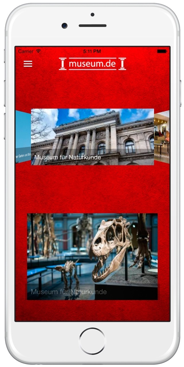 Seit Dezember 2014 gibt es ,,Das Museum in der Westentasche". Es handelt sich dabei um die App museum.de, die das Finden von Museen jederzeit und überall ermöglicht. Die App funktioniert für jedes Haus wie eine eigene App und schafft eine Verbindung zwischen Museen und Kulturfeunden.
