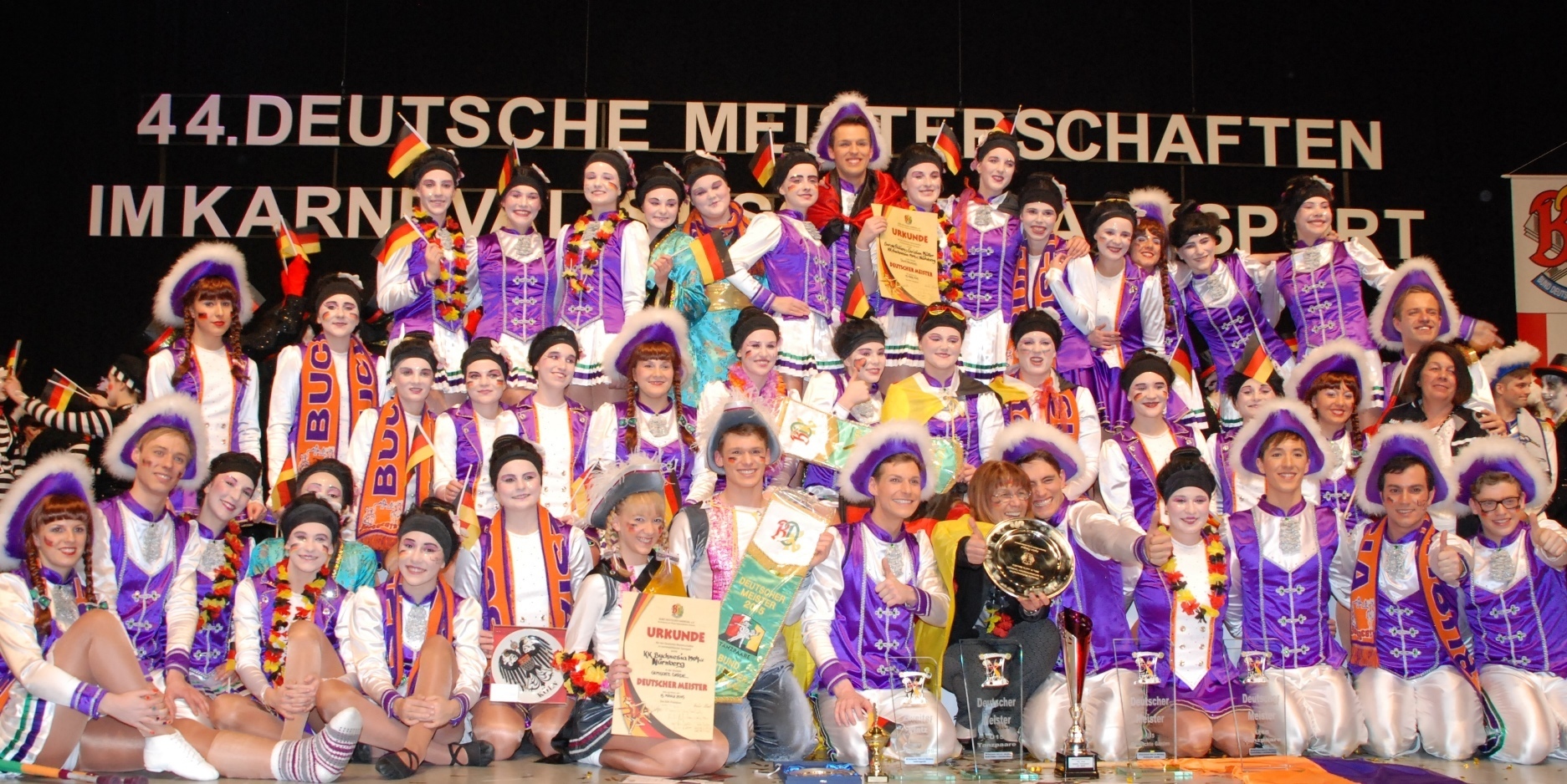 Dank der Leistungen der rund 100 Aktiven wurde die Buchnesia als erfolgreichster Verein Deutschlands gekürt.