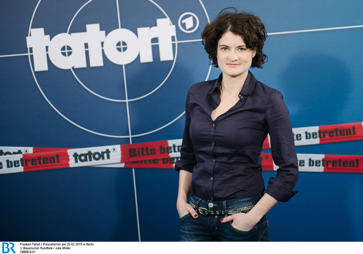 Eli Wasserscheid als Kommissarin Wanda Goldwasser im ersten Franken-Tatort.