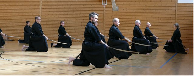 Shodan-Training unter Leitung von Sylvia Ordynsky.