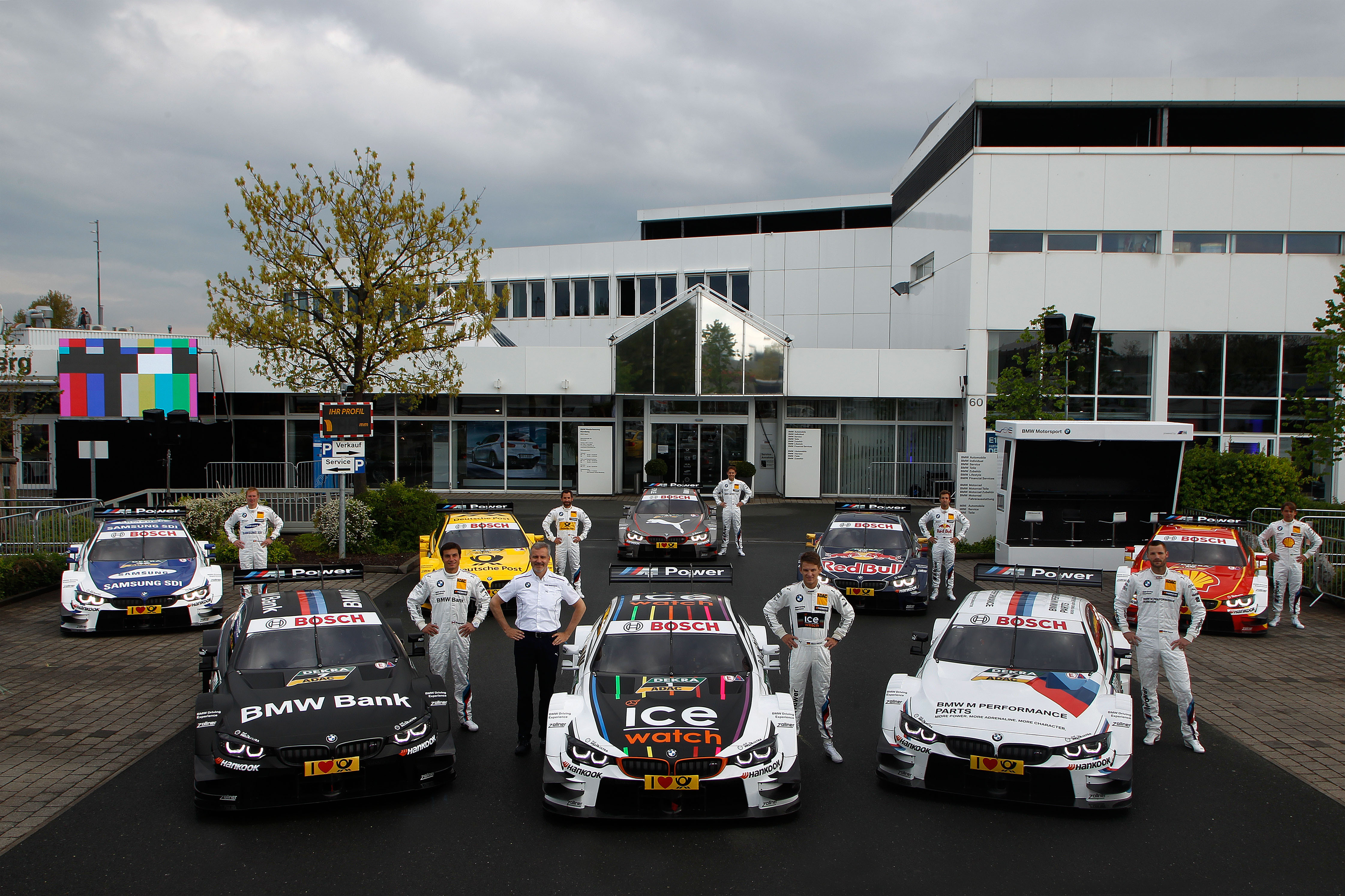 BMW Motorsport Car Launch in der BMW Niederlassung Nürnberg: Das DTM-Aufgebot.