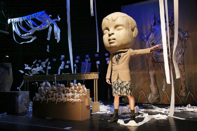 Das Puppentheater Magdeburg widmet sich dem Heinrich Mann-Klassiker "Der Untertan". | Foto: Jesko Döring