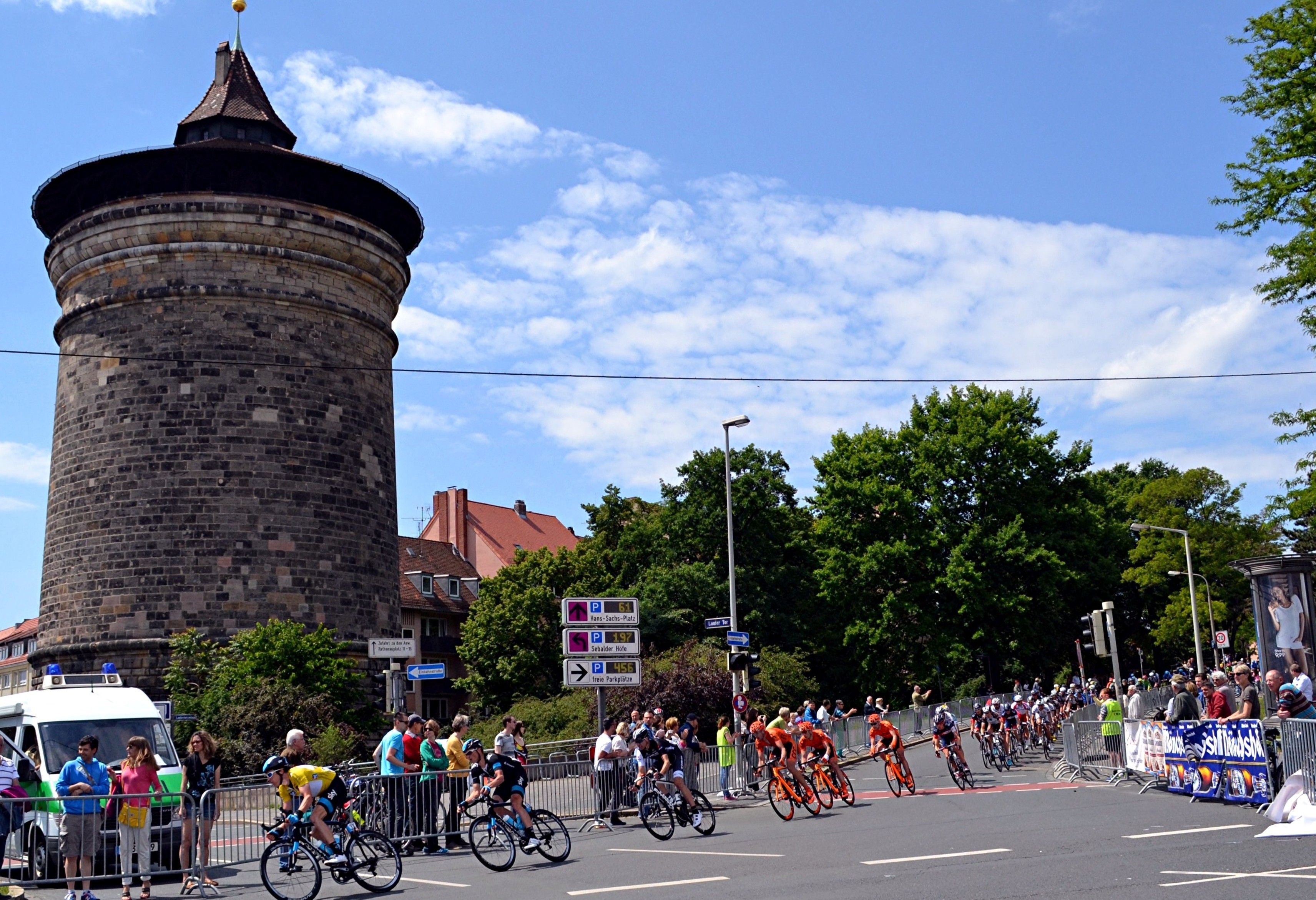 Bayern-Rundfahrt und Nürnberger Altstadtrennen: Spannendes Finale auf der 5 Kilometer Runde.