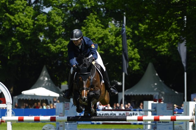 Simone Blum mit Sam.
