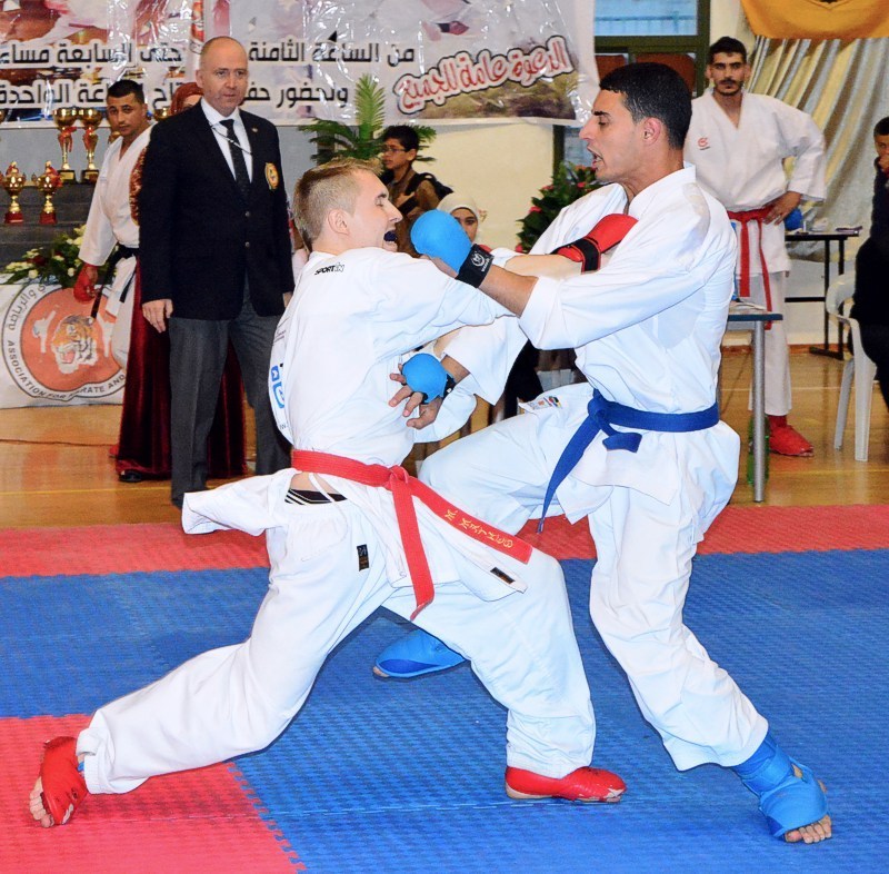 WKA Karate-Weltmeister Max Matthes gewinnt Sakhnin Open Karate Tournament in Israel