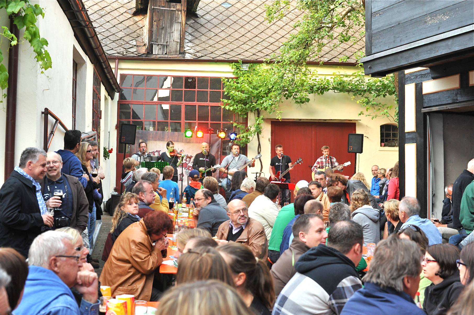 Gemütlichen Hinterhöfe laden zum Verweilen und Entspannen ein. Foto: Stadt Herzogenaurach