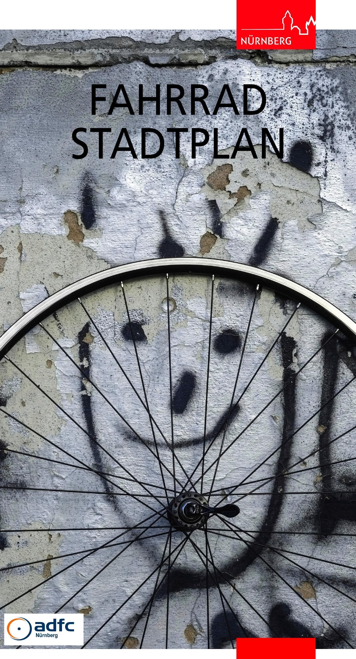 Titelbild des neuen Fahrradstadtplans 2015.