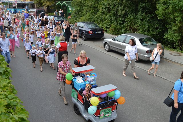 Die Kindergärten und -tagesstätten sind beim Festzug jedes Jahr mit dabei. | Foto: Gemeinde Rednitzhembach
