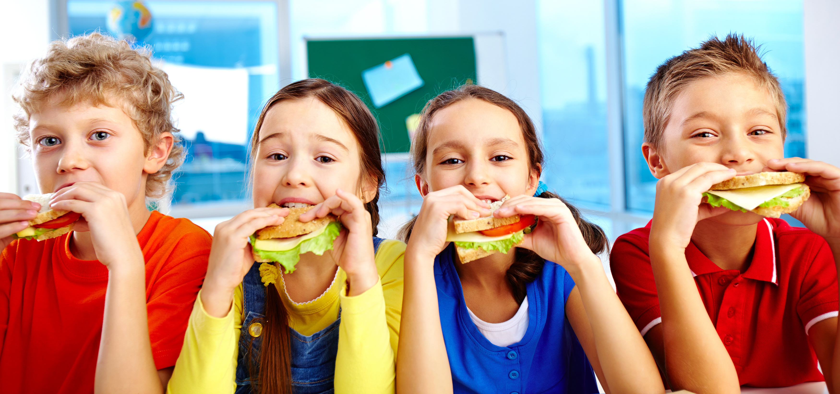 Statt Schokoriegel sollten Eltern ihren Kindern gesunde Vollwertkost als Pausenbrot mit in die Schule geben.