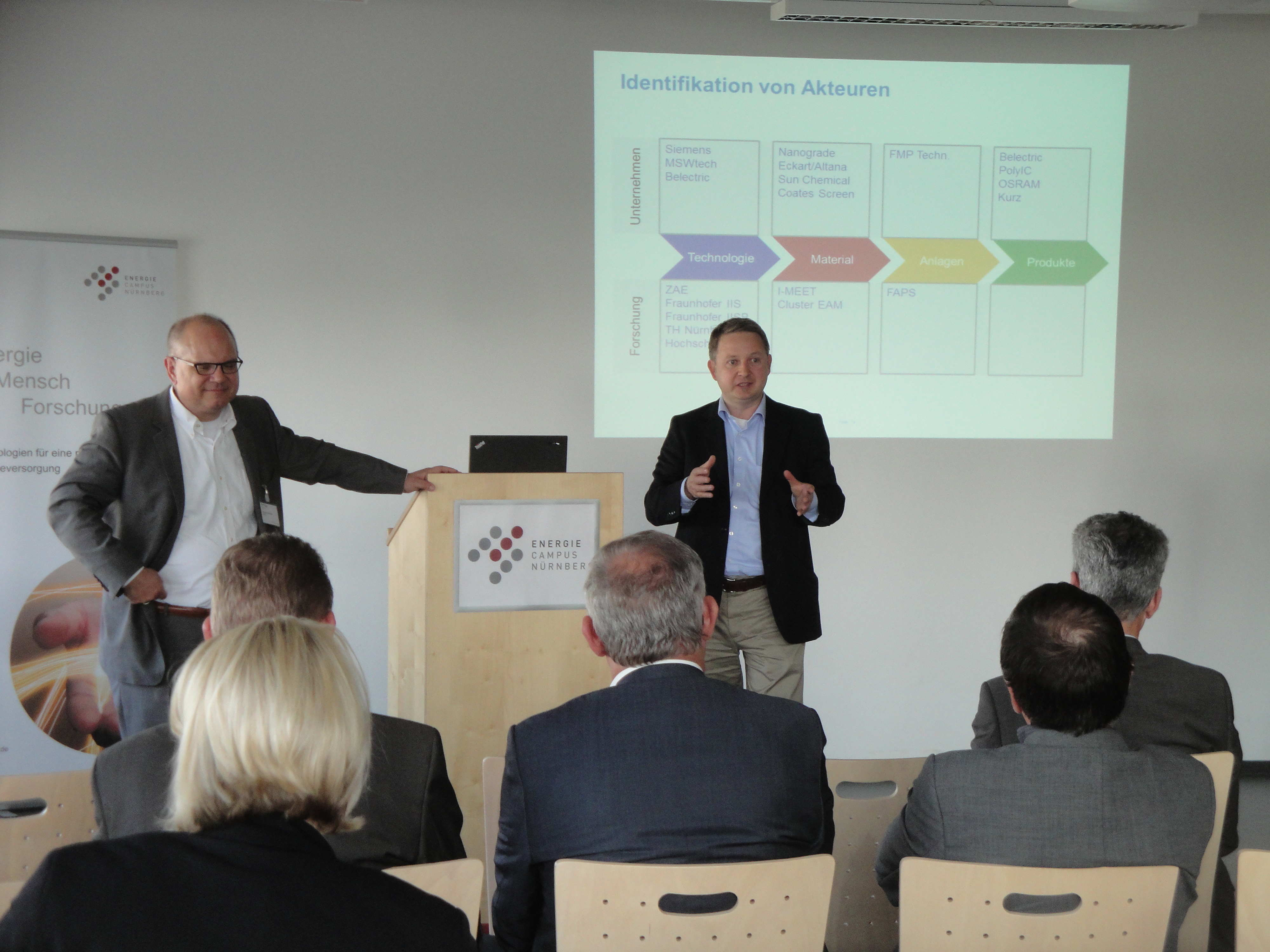 Auftaktveranstaltung Neue Netzwerkplattform für gedruckte Elektronik.
